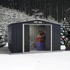 DURAMAX Colossus Eco Garden house 7,8 m², antracite DURAMAX Anteprima dell’immagine prodotto 16