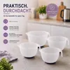 Rührschüssel Schüssel Set 4 Teilig Backschüssel Küche Produktbild-Vorschau 3