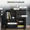 Komoda HOMCOM s 2 zásuvkami a 2 dvířky do obývacího pokoje Náhled obrázku produktu 4