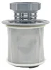 A close-up studio shot of a dishwasher filter. Produktbild-Vorschau