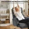 HOMCOM Bürostuhl Schreibtischstuhl mit Lendenwirbelstütze, Produktbild-Vorschau 5