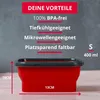 Westmark Frischhaltedose, faltbar, eckig, 400 ml, 21342270 Produktbild-Vorschau 8