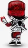 PANDORA X MARVEL Charm Deadpool Silber 793360C01 Produktbild-Vorschau 4