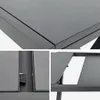 sweeek - Ausziehbarer Gartentisch aus Aluminium für 8 Produktbild-Vorschau 4