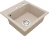 VBChome Granitspüle 44 x 44 cm Beige Einzelbecken Produktbild-Vorschau 1