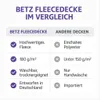 Betz Fleecedecke 2 Stück 130x170 cm 180g/m² – Weiche Produktbild-Vorschau 11
