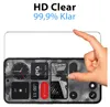 A hand is shown applying a screen protector to a smartphone. Produktbild-Vorschau