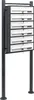 Wiltec 6er Briefkastenanlage Weiß/Anthrazit 556 x 270 x Produktbild-Vorschau 1