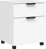Cartella mobile con rotelle Bianco 45x38x54 cm Materiale a Anteprima dell’immagine prodotto 1