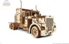 A 3D wooden model of a heavy-duty truck tractor, presented on a white background. Anteprima dell’immagine prodotto