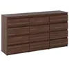 STIV Möbel | Komoda s 12 zásuvkami (8+4) | Dub Wenge | 180 Náhľad obrázku produktu 1