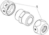 Raccords pour robinets, raccord à compression double, DN10, Voir les images du produit 3