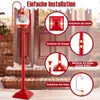 COSTWAY Luci di Natale 173cm lanterna di Natale rossa con Anteprima dell’immagine prodotto 6