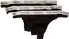 Calvin Klein Damen 3er Pack Strings Tangas, Schwarz Produktbild-Vorschau 6