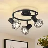 ZMH Spot de plafond noir à 3 flammes, E14, orientable à Voir les images du produit 1