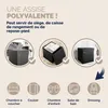 Casaria Pouf Salvaspazio Portaoggetti 38x38x38 cm con Anteprima dell’immagine prodotto 13