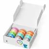 An open box containing multiple small containers of colorful modeling clay. Podgląd zdjęcia produktu