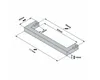 Hettich Möbelgriff Edelstahlt gebürstet 14,0 x 111,0 x 40,0 Produktbild-Vorschau 2