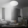 Briloner Plafoniera LED con telecomando Ø34x6cm rotonda Anteprima dell’immagine prodotto 6