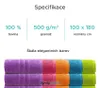 Ręcznik kąpielowy Comfort Maxi 100x180 cm czarny, 100% Podgląd zdjęcia produktu 6