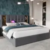 A bedroom scene with a bed as the main focus. Produktbild-Vorschau