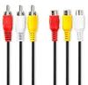 Nedis CVGL24305BK20, 2 metros, 3 conectores RCA (macho), 3 Vista previa de la imagen del producto 2