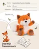 Volpe di peluche Fridalie 25 cm che si dimena VERDE Anteprima dell’immagine prodotto 7