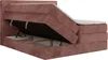 MKS MEBLE Boxspringbett 140x200 Rosa Cord, Boxspringbett Produktbild-Vorschau 6