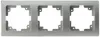 DELPHI 3-fach Rahmen silber Produktbild-Vorschau 1