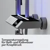 Duschsystem Schwarz mit Thermostat & LED-Display – Produktbild-Vorschau 5