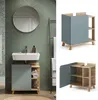 Waschbeckenunterschrank Vicco Karen Sonoma/Blau 60 x 65 cm Produktbild-Vorschau 2
