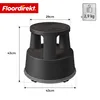 Sgabello con rotelle Floordirekt in plastica, sgabello con Anteprima dell’immagine prodotto 4