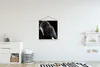 MuchoWow® Textilposter Elefant auf schwarzem Hintergrund in Produktbild-Vorschau 2