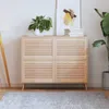 vidaXL Šatní dveře žaluziový design 4 ks 39,5x59,4 cm masiv Náhled obrázku produktu 2