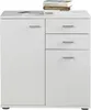 Kommode - Weiß - B 71 cm - zwei Türen - zwei Schubladen - Produktbild-Vorschau 2