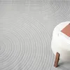 Teppich Wohnzimmer Kurzflor Schlafzimmer Wellen Produktbild-Vorschau 2
