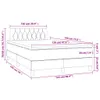 The Living Store Boxspringbett mit Matratze Taupe 120x190 Produktbild-Vorschau 9