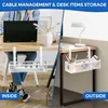 Unter Schreibtisch Kabelmanagement, Kabel Ablagerregal, Produktbild-Vorschau 5