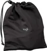 A black drawstring bag with the Logitech logo on it. Anteprima dell’immagine prodotto
