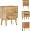 vidaXL Szafka nocna 40 x 35 x 55 cm z litego drewna mango - Podgląd zdjęcia produktu 1