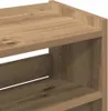 vidaXL Botník Artisan dub 60x25x62 cm Materiál na bázi Náhled obrázku produktu 7