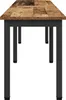 vidaXL Lavica z regenerovaného dreva 200 x 35 x 45 cm Náhľad obrázku produktu 6
