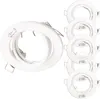 6x Einbaurahmen GU10 SET 3753 white 68mm inkl GU10 Fassung Produktbild-Vorschau 1