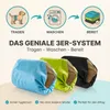 HUND IST KÖNIG Hundewindeln für Rüden [3 Stk], L (Taille Produktbild-Vorschau 7