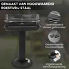 Muntel Holzkohlegrill edelstahl,Säulengrill, BBQ-Grill,inkl Produktbild-Vorschau 3