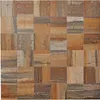 Mosaikfliese selbstklebend Aluminium braun metall Holzoptik Produktbild-Vorschau 1
