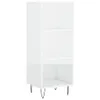 vidaXL Sideboard Hochglanz-Weiß 34,5x32,5x90 cm Produktbild-Vorschau 3