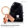 FABACH Schutzengel Schlüsselanhänger Happy mit Gravur - Produktbild-Vorschau 2