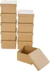 Pappboxen Mini 10 Stück eckig,7,5x7,5x4,5cm,natur Produktbild-Vorschau 2