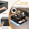 Merax Couchtisch mit LED-Beleuchtung und Stauraum, Produktbild-Vorschau 7